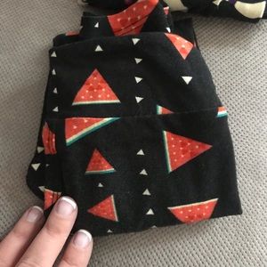 Kids leggings, watermelon